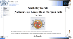 Desktop Screenshot of northbaykarate.ca